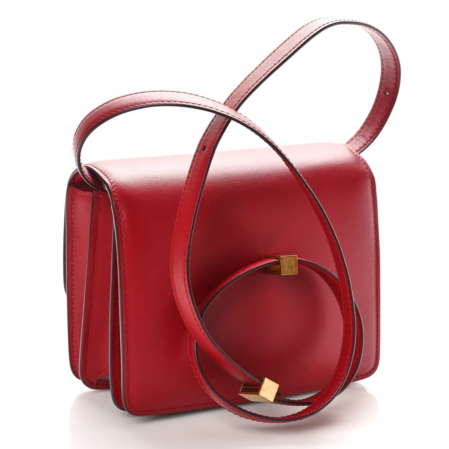 Celine Spazzolato Calfskin Medium Classic Box Flap Bag Blue (Pre-Owned) sold by Zulily product image thumbnail 3