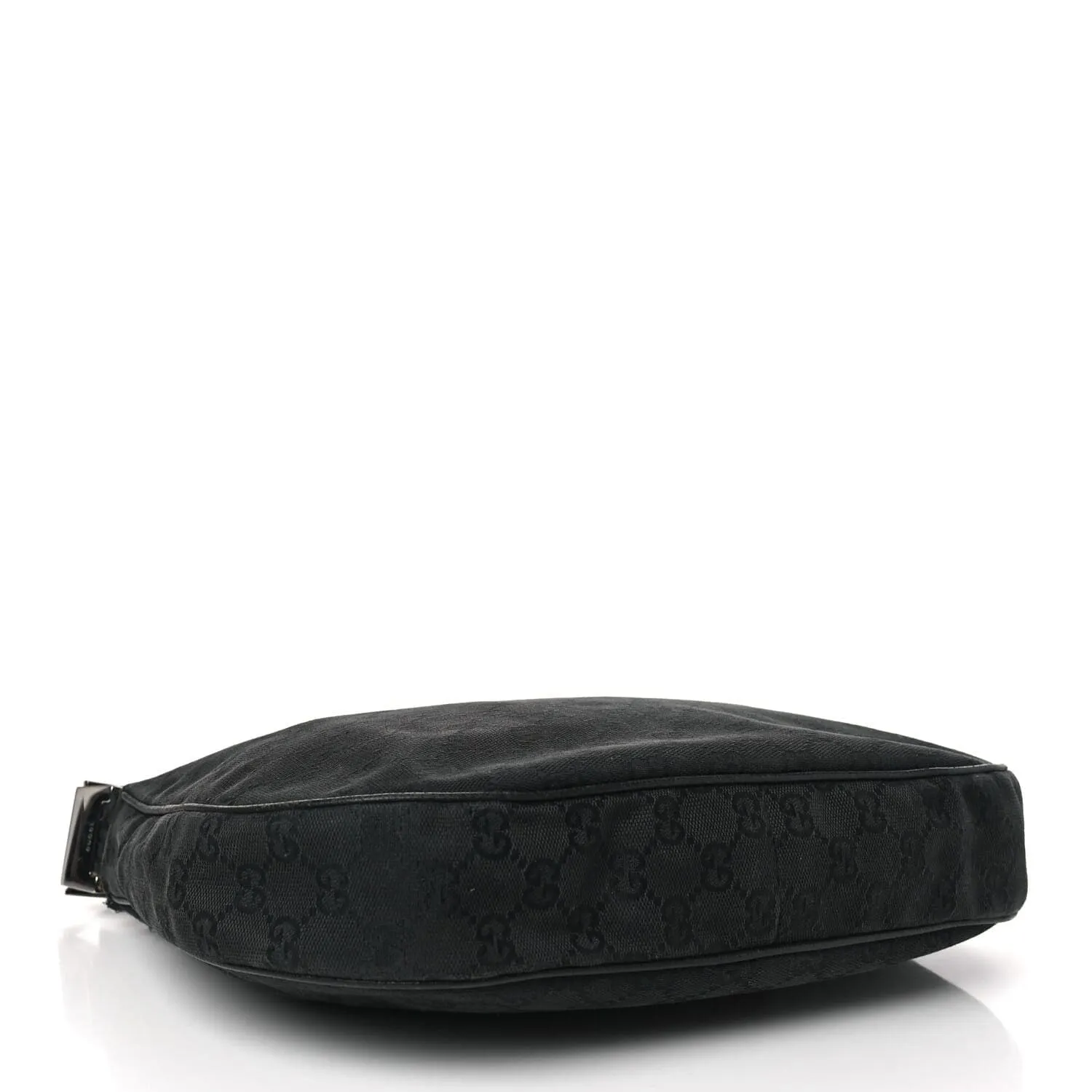 Gucci Monogram Medium Half Moon Hobo Black (Pre-Owned) sold by Zulily product image thumbnail 4