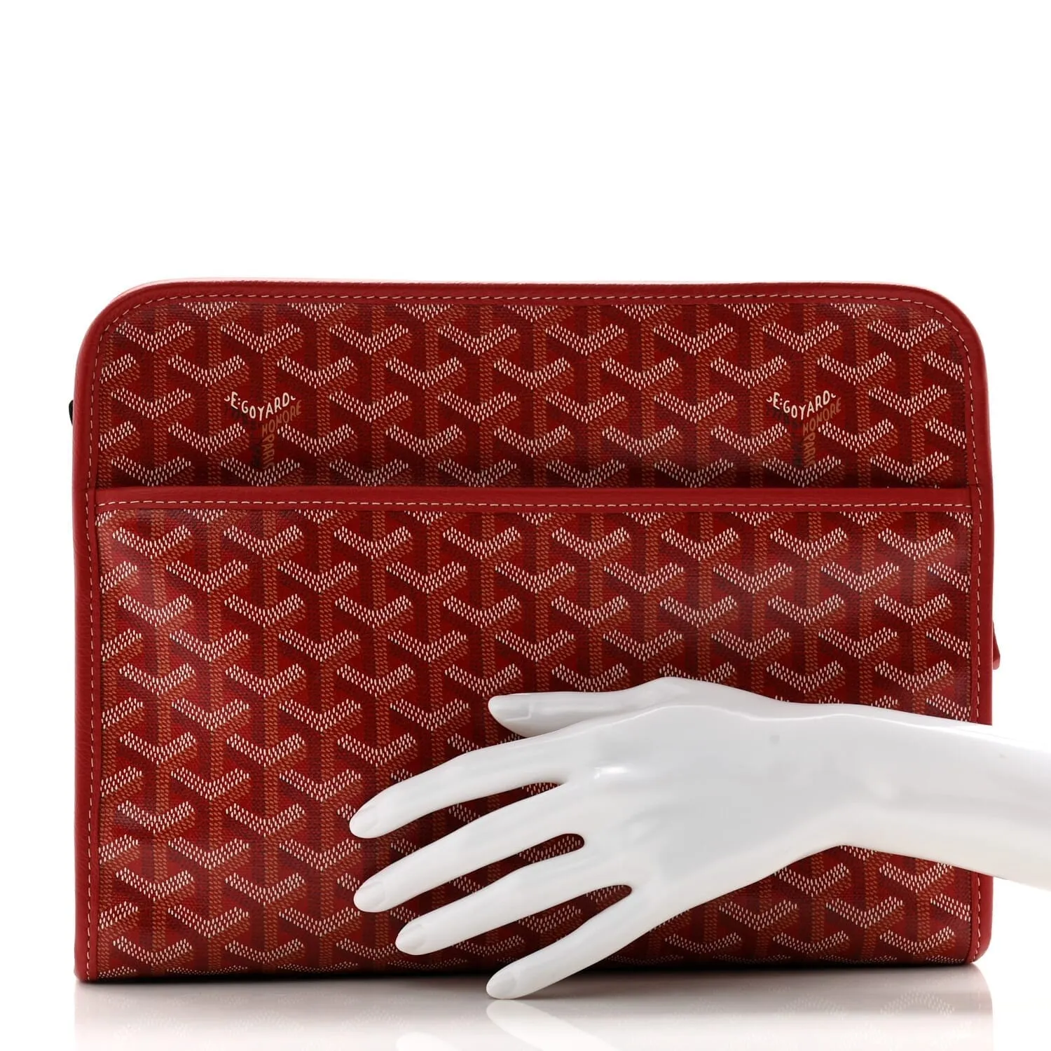 Goyard Goyardine Jouvence Toiletry Pouch MM Red (Pre-Owned) sold by Zulily product image thumbnail 2