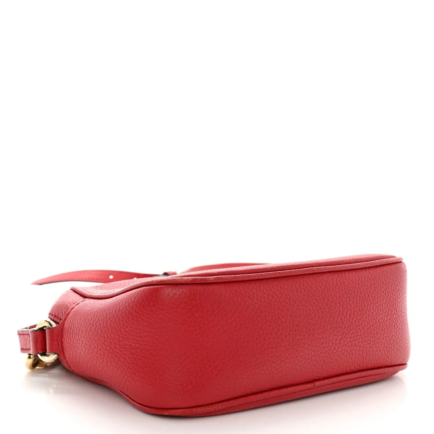 Gucci Pebbled Calfskin Small Soho Disco Bag Tabasco Red (Pre-Owned) sold by Zulily product image thumbnail 4