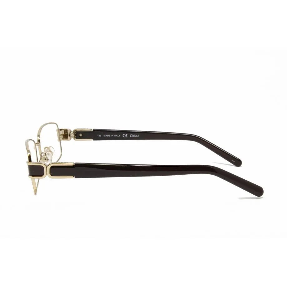 Gold Brown Women's eyeglasses Metal Frame sold by Zulily product image thumbnail 3