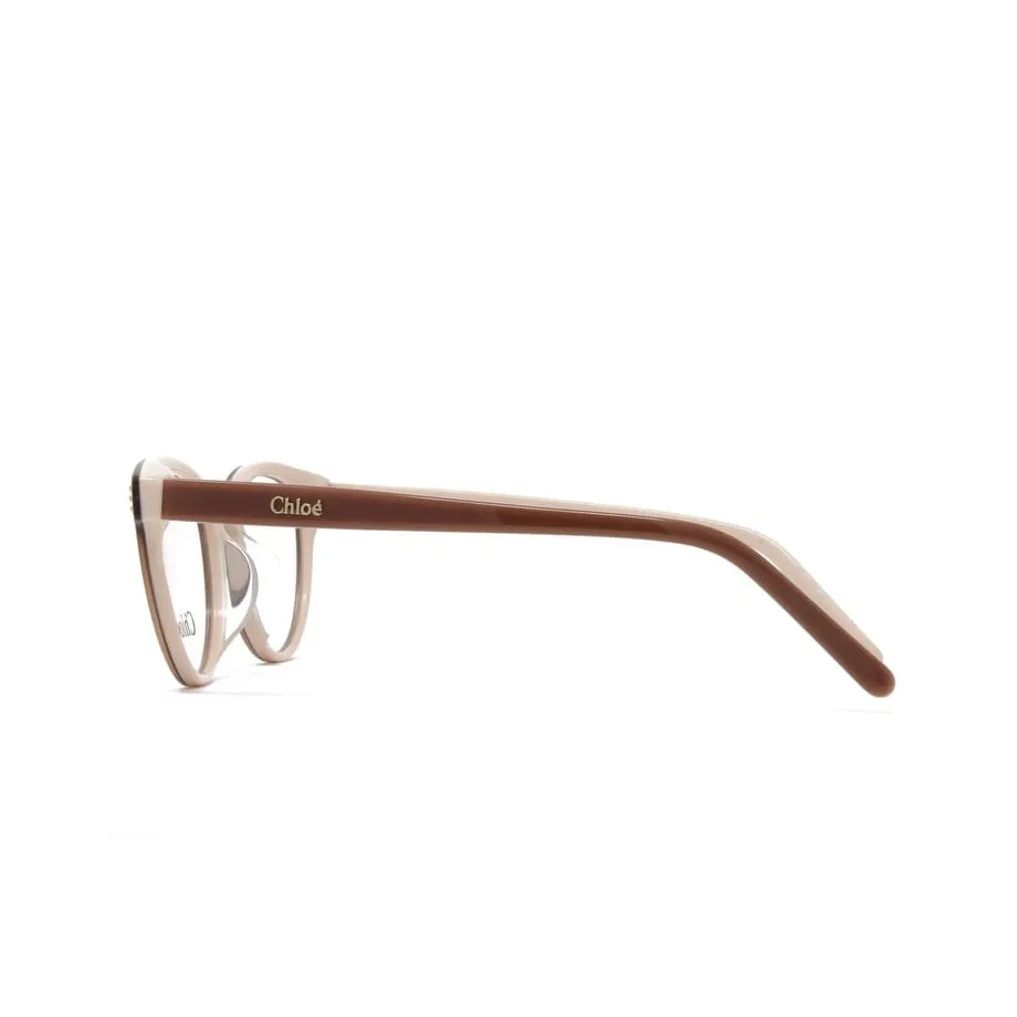 Brown Beige Women's Round Plastic Eyeglasses sold by Zulily product image thumbnail 3