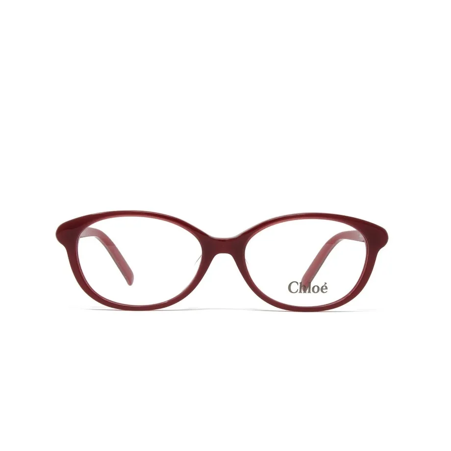 Bordeaux Red Women's Oval Plastic Eyeglasses sold by Zulily product image thumbnail 2