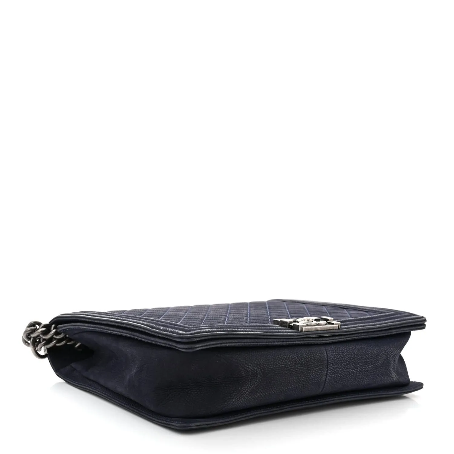 Chanel Iridescent Caviar Quilted Large Boy Flap Navy (Pre-Owned) sold by Zulily product image thumbnail 4