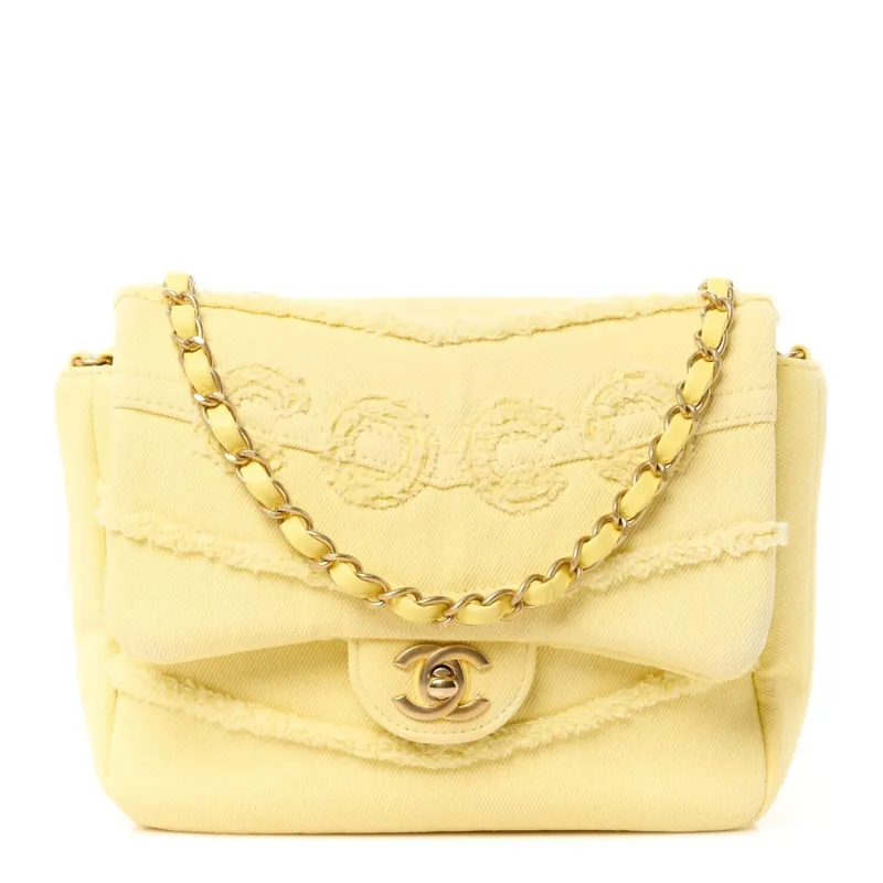Chanel Denim Coco Flap Yellow (Pre-Owned) sold by Zulily