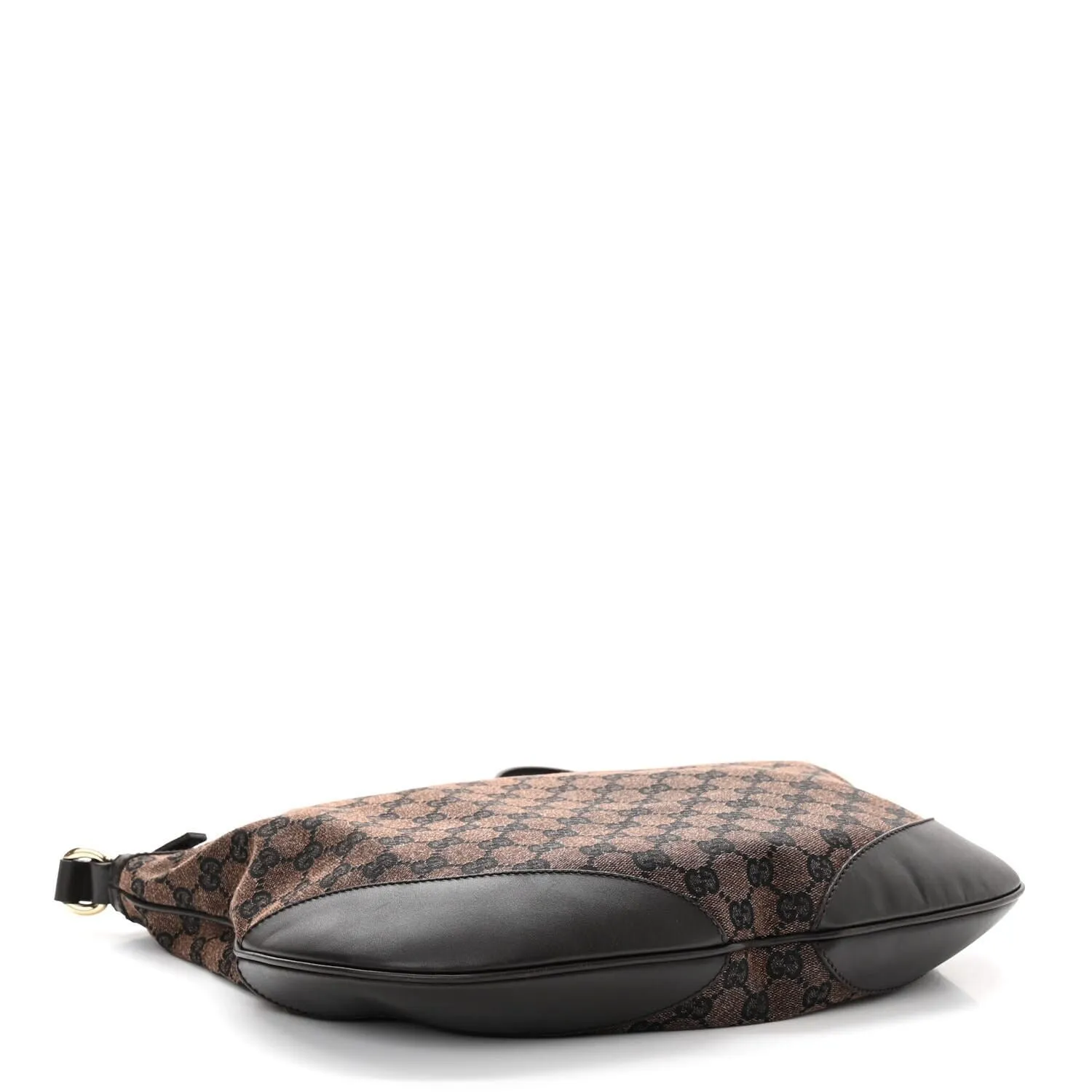 Gucci Denim Monogram Large Half Moon Hobo Dark Brown (Pre-Owned) sold by Zulily product image thumbnail 4