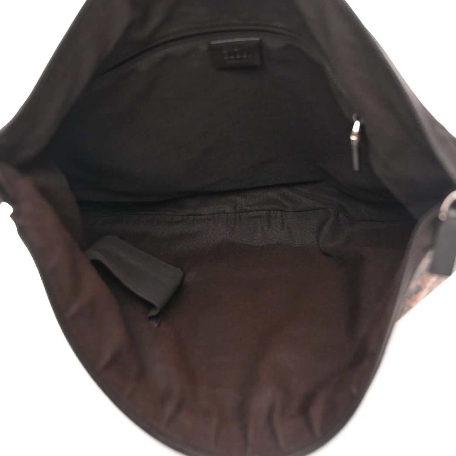 Gucci Denim Monogram Large Half Moon Hobo Dark Brown (Pre-Owned) sold by Zulily product image thumbnail 5