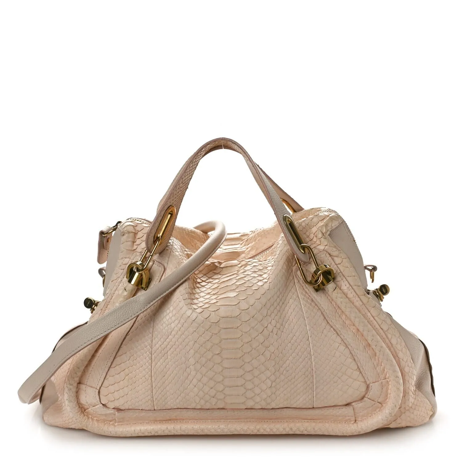 Chloe Snakeskin Large Paraty Bliss Pink (Pre-Owned) sold by Zulily