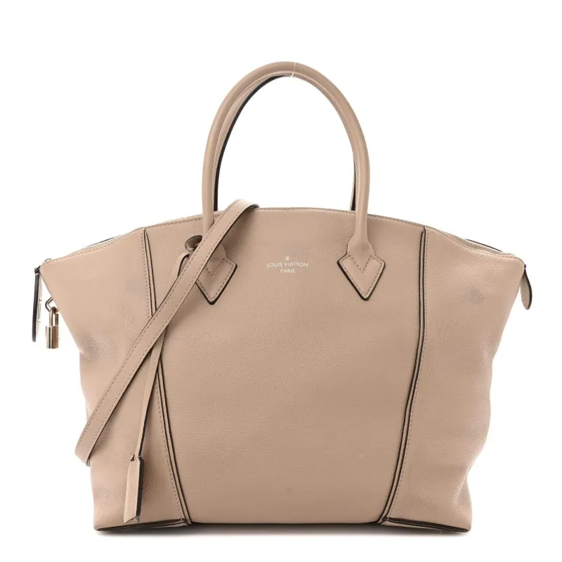 Louis Vuitton Veau Cachemire Soft Lockit MM Galet (Pre-Owned) sold by Zulily