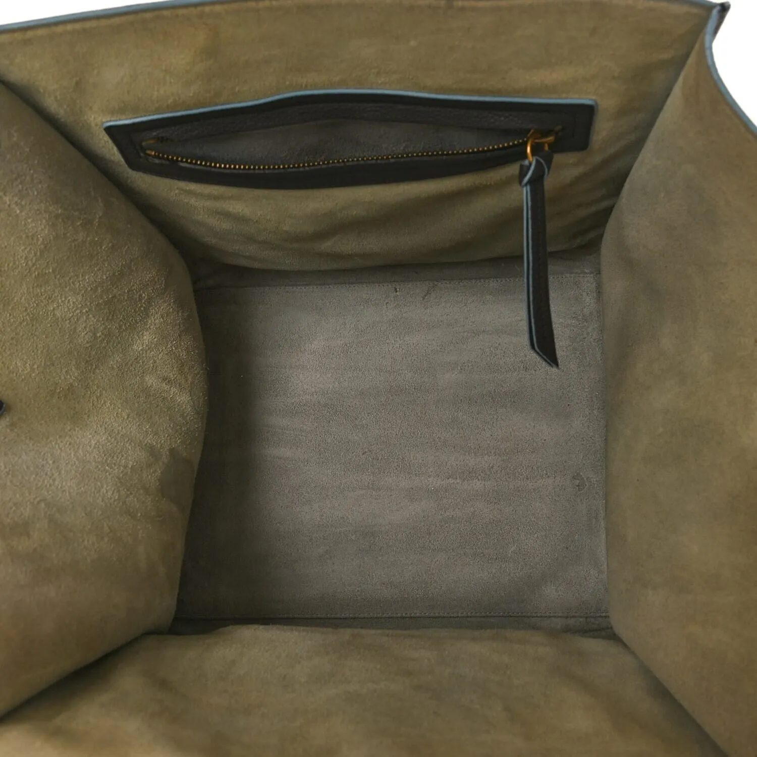 Celine Grained Calfskin Medium Phantom Luggage Grey Blue (Pre-Owned) sold by Zulily product image thumbnail 5