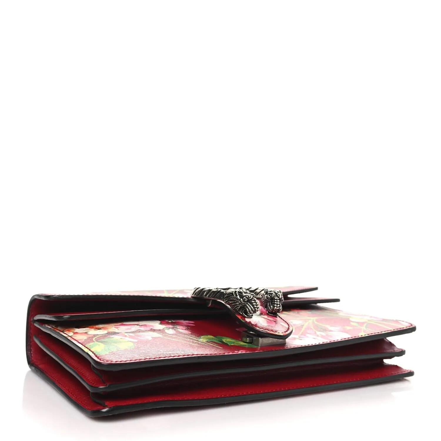 Gucci Calfskin Blooms Print Small Dionysus Shoulder Bag Romantic Cherry Multicolor sold by Zulily product image thumbnail 4