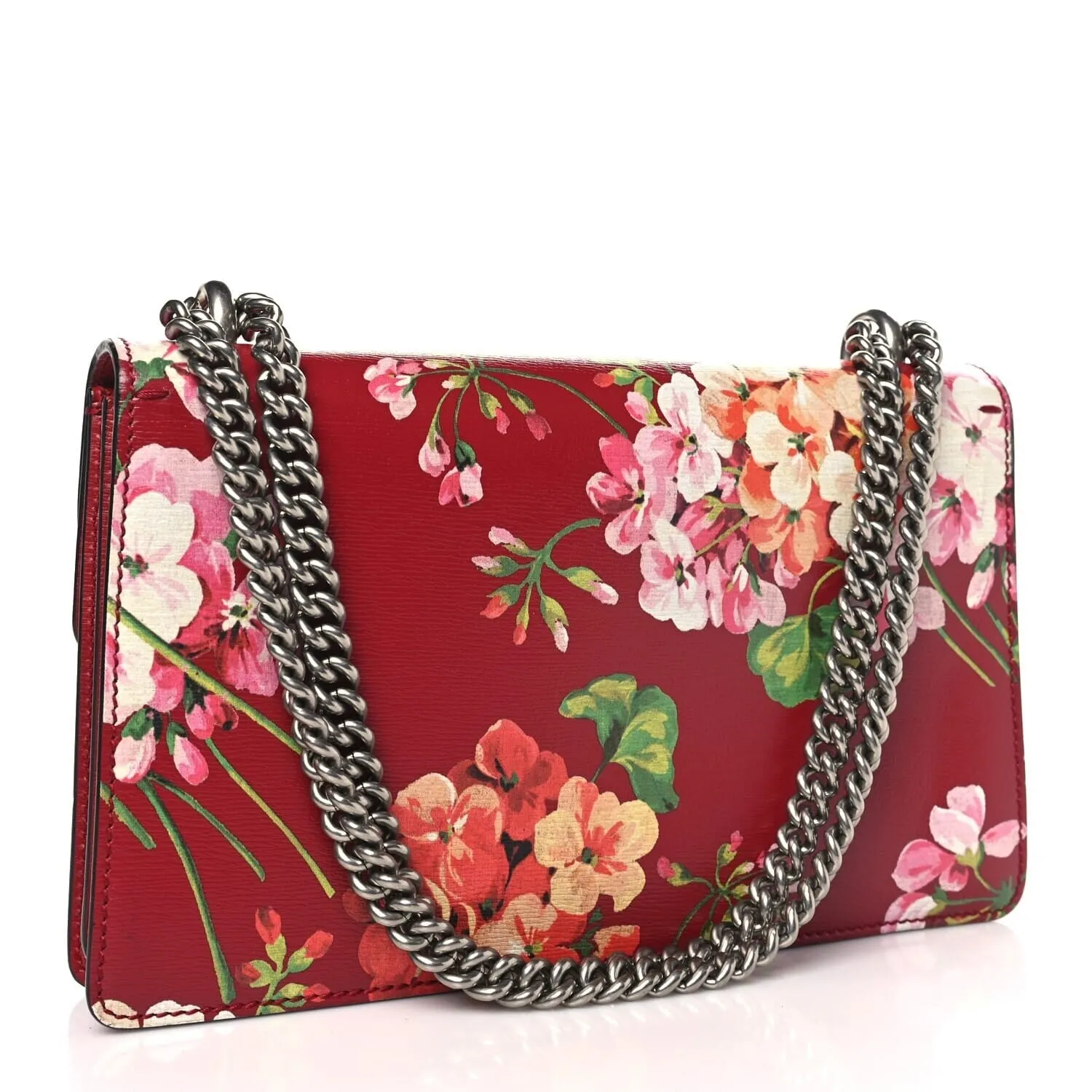 Gucci Calfskin Blooms Print Small Dionysus Shoulder Bag Romantic Cherry Multicolor sold by Zulily product image thumbnail 3