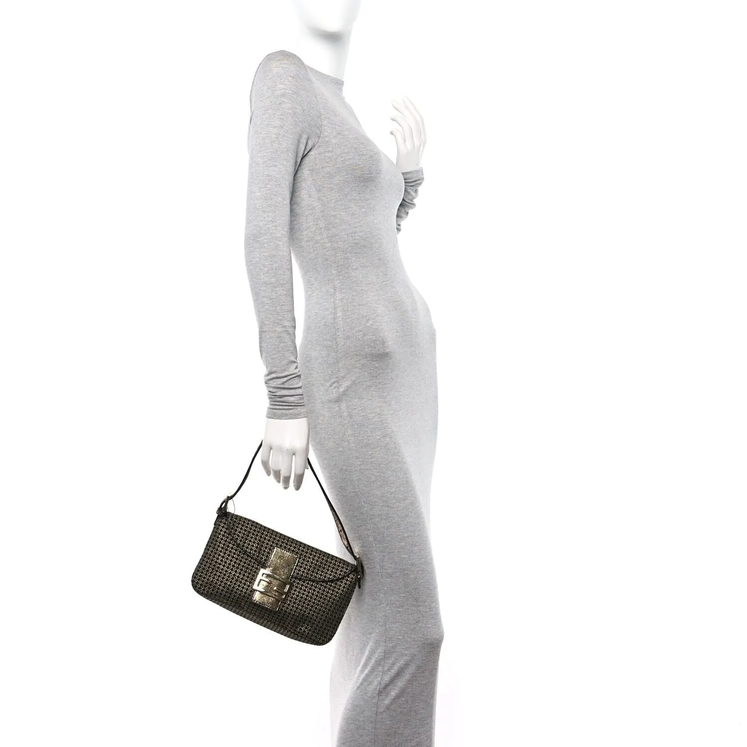 Fendi Baguette PM Zucchino (Pre-Owned) sold by Zulily product image thumbnail 2