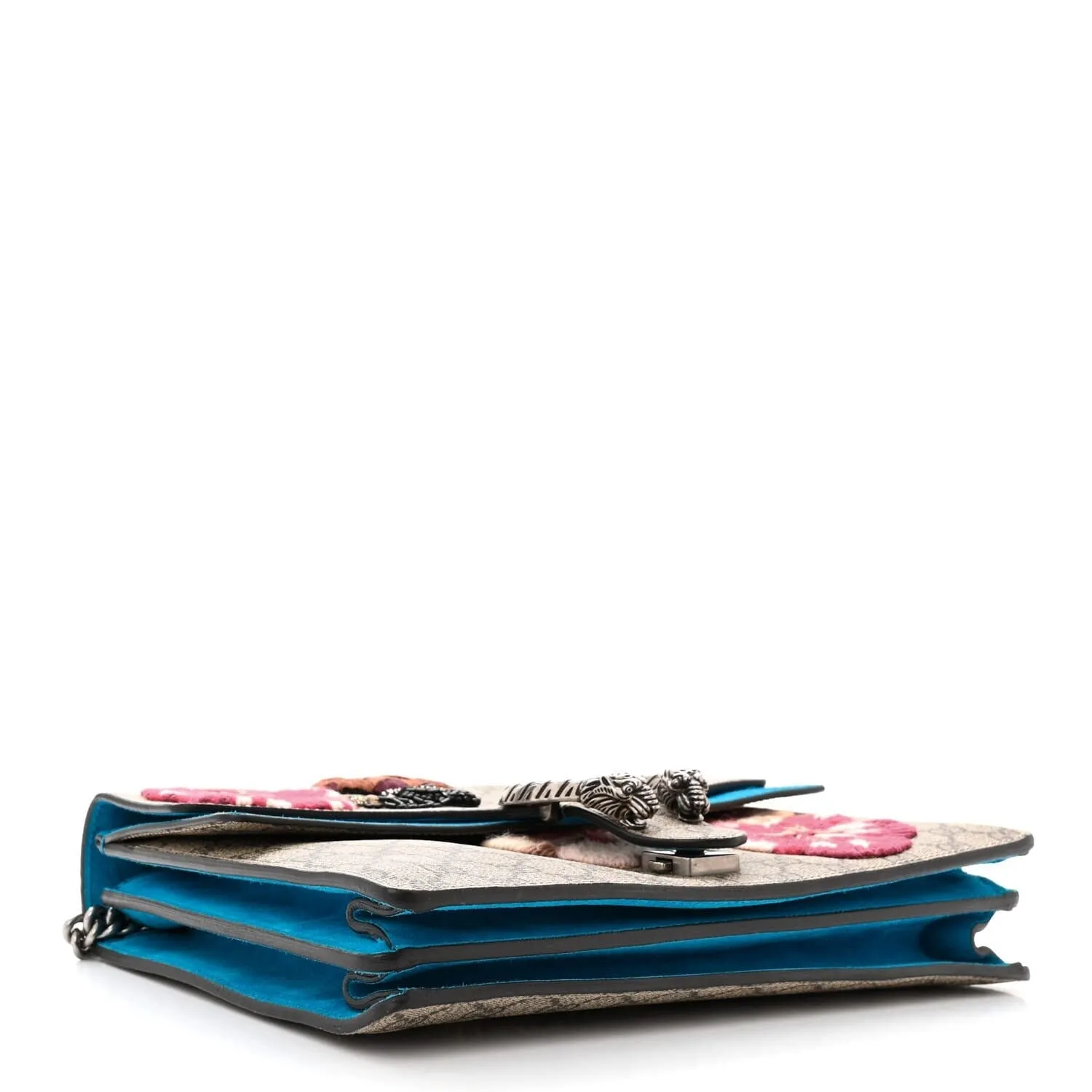 Gucci GG Supreme Monogram Bee Snake Embroidered Medium Dionysus Shoulder Bag Blue ( sold by Zulily product image thumbnail 4
