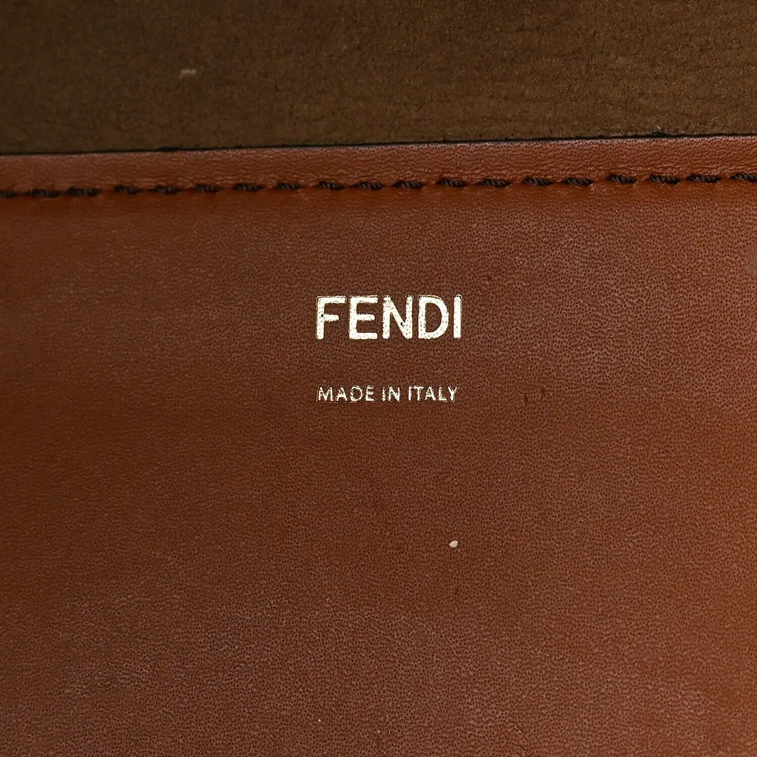 Fendi Vitello King Plexiglass Large Fendi Sunshine Shopper Tote Cuoio (Pre-Owned) sold by Zulily product image thumbnail 5