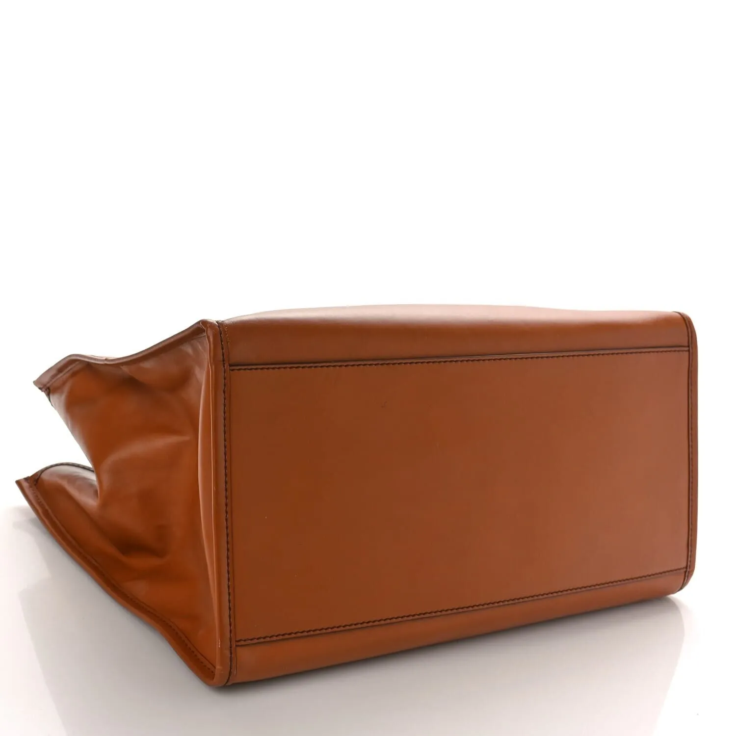 Fendi Vitello King Plexiglass Large Fendi Sunshine Shopper Tote Cuoio (Pre-Owned) sold by Zulily product image thumbnail 3