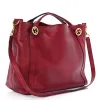 Gucci Pebbled Calfskin Medium Miss GG Top Handle Bag Dark Red (Pre-Owned) sold by Zulily