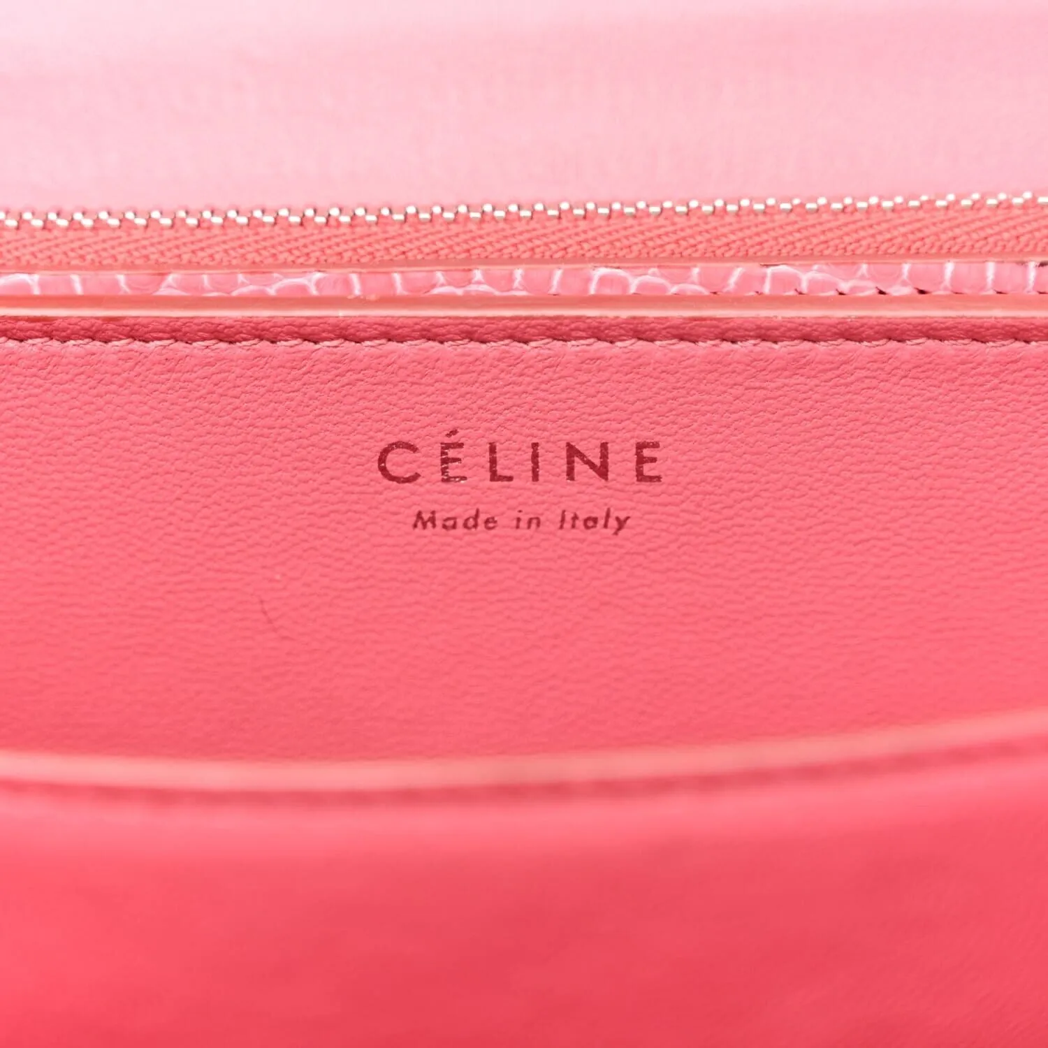 Celine Lizard Medium Classic Box Flap Bag Pink Grey (Pre-Owned) sold by Zulily product image thumbnail 5