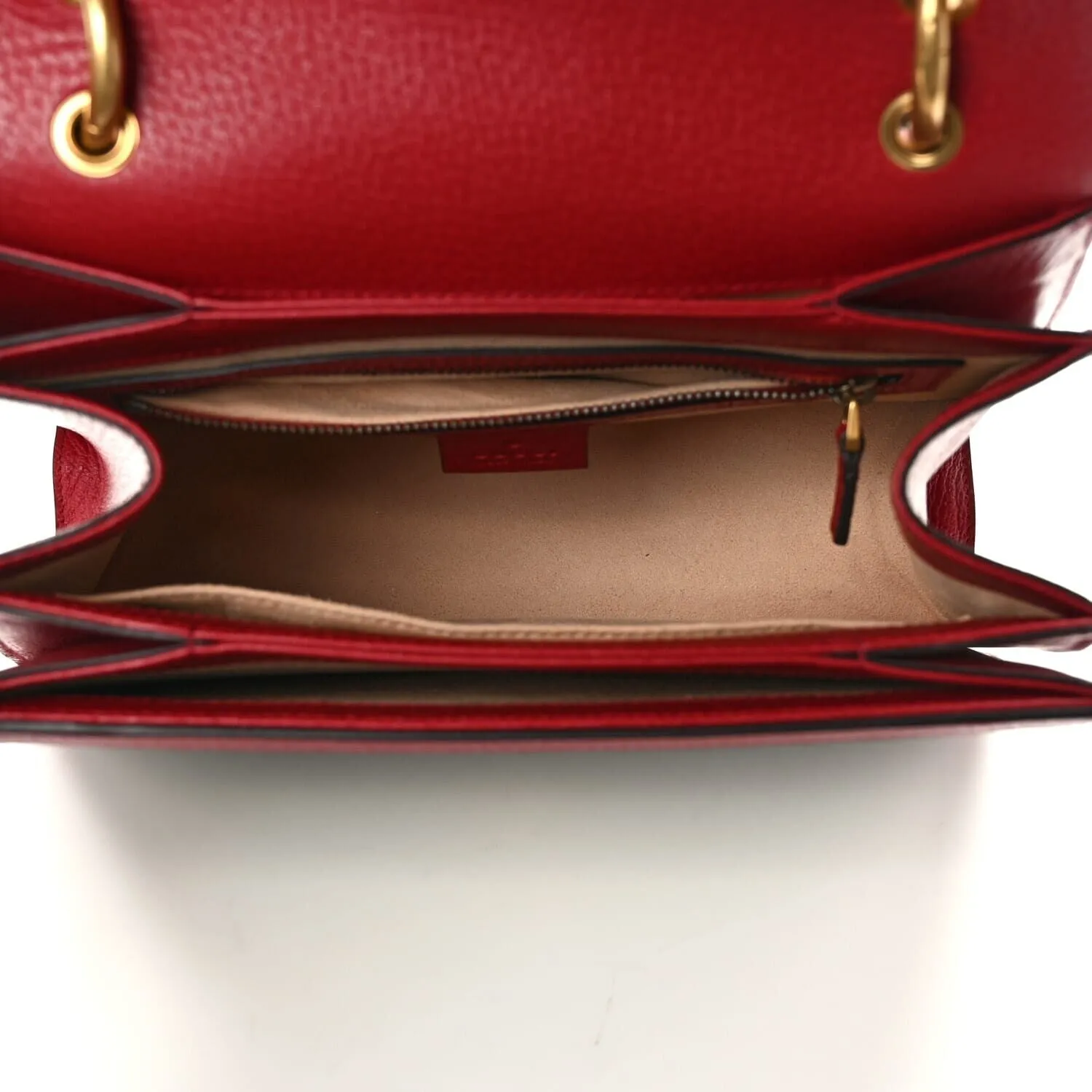 Gucci GG Supreme Monogram Small Queen Margaret Top Handle Bag Red (Pre-Owned) sold by Zulily product image thumbnail 5