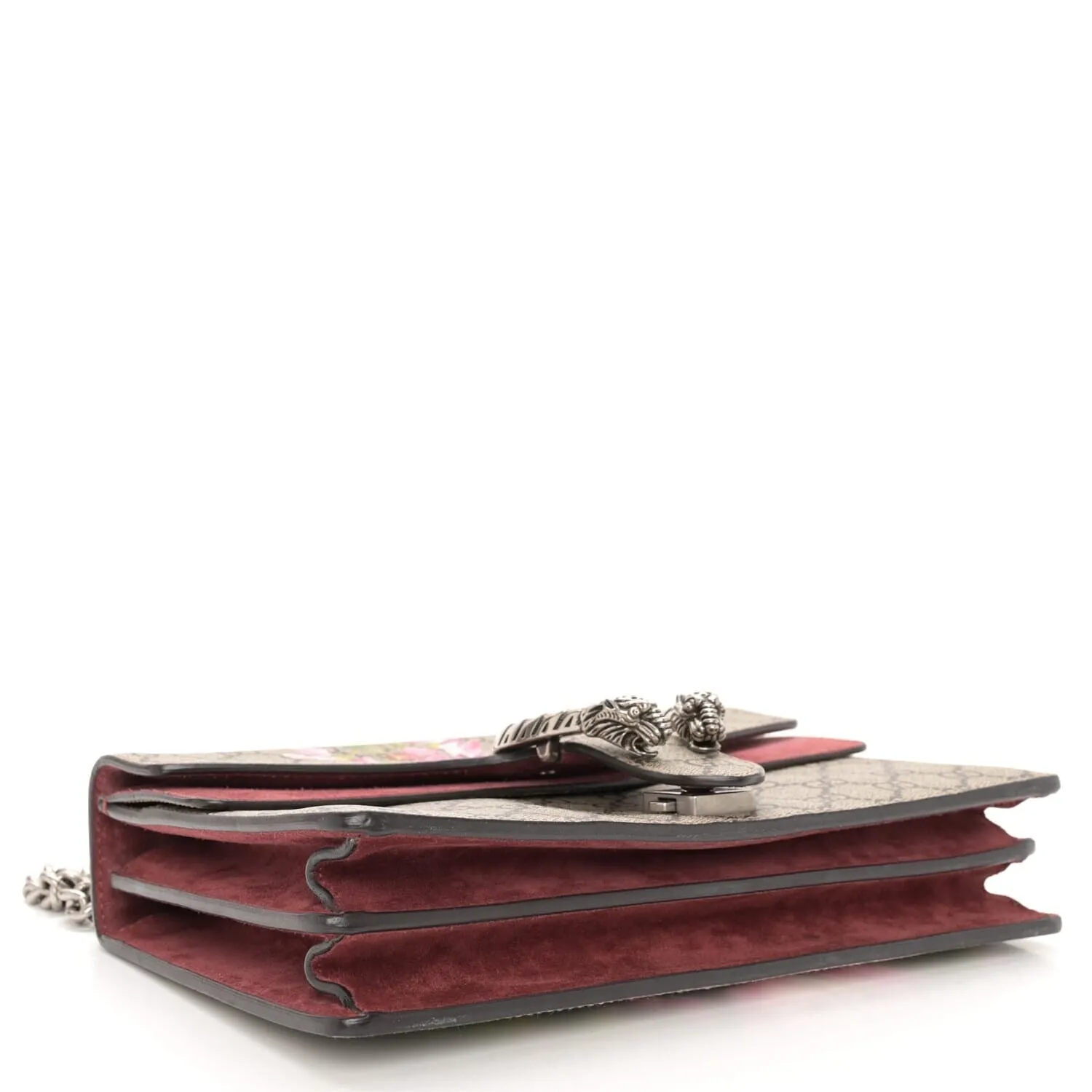 Gucci GG Supreme Monogram Blooms Small Dionysus Shoulder Bag Beige Multicolor Dry R sold by Zulily product image thumbnail 4