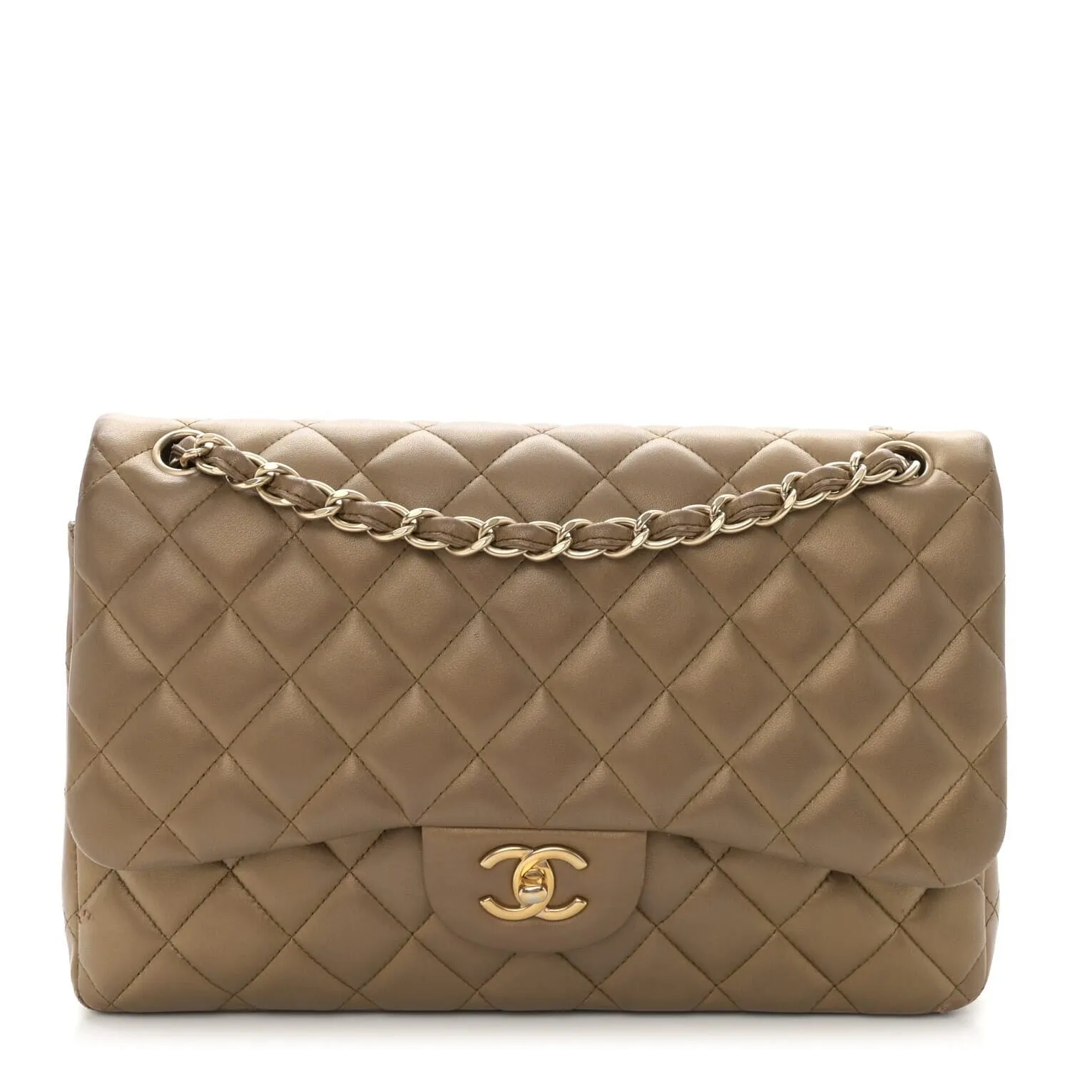 Chanel Classic Small Double Flap GHW Lambskin (Pre-Owned) sold by Zulily