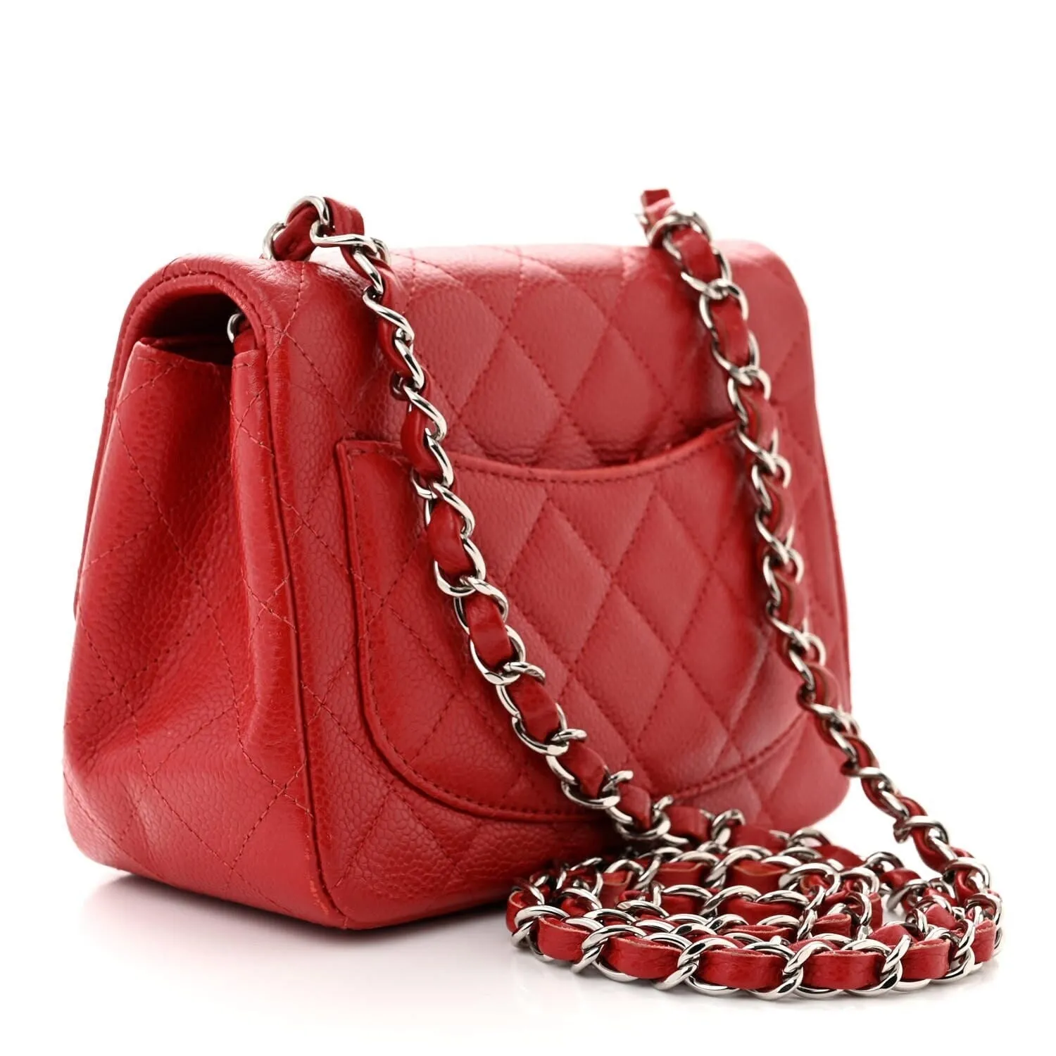 Chanel Classic Double Flap SHW Medium Caviar (Pre-Owned) sold by Zulily product image thumbnail 3