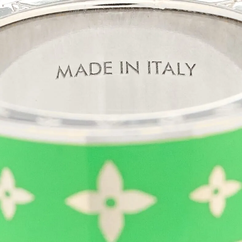 Louis Vuitton Metal Ceramic Ring Set L 63 10.25 Blue Green (Pre-Owned) sold by Zulily product image thumbnail 5