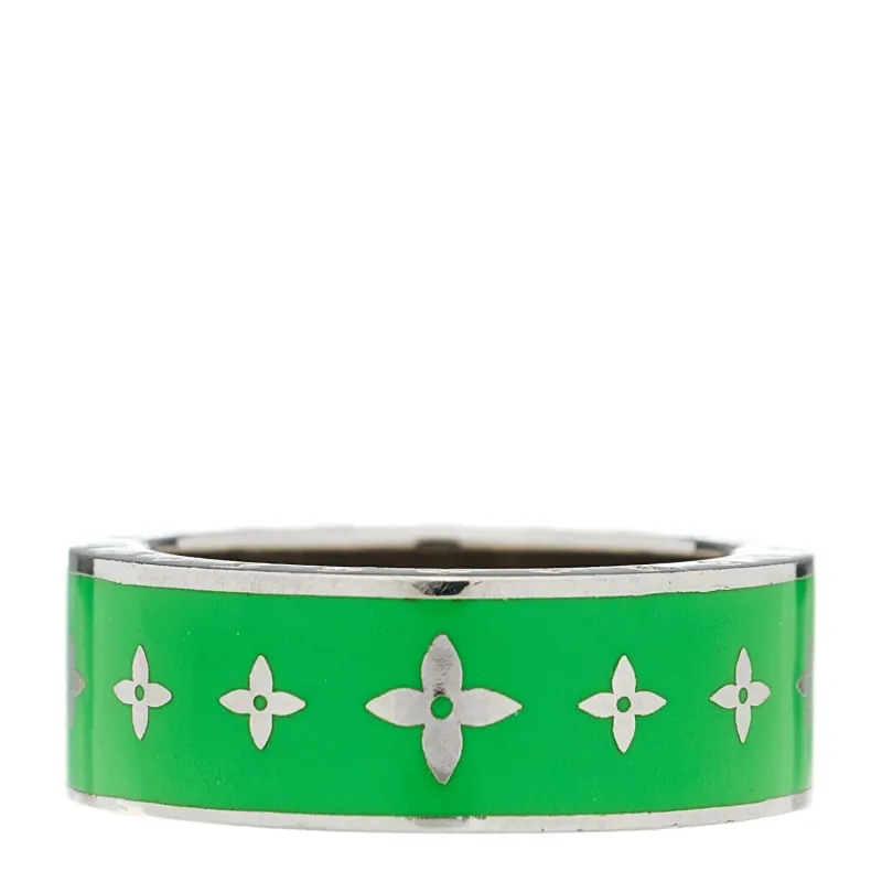 Louis Vuitton Metal Ceramic Ring Set L 63 10.25 Blue Green (Pre-Owned) sold by Zulily