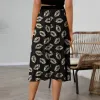 Black Leopard Lips A-Line Skirt sold by Zulily