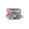 Multi Colored Faux Leather Boho Seaside Bracelet sold by Zulily