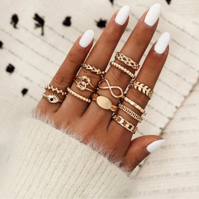 Goldtone Boho Ring Set sold by Zulily