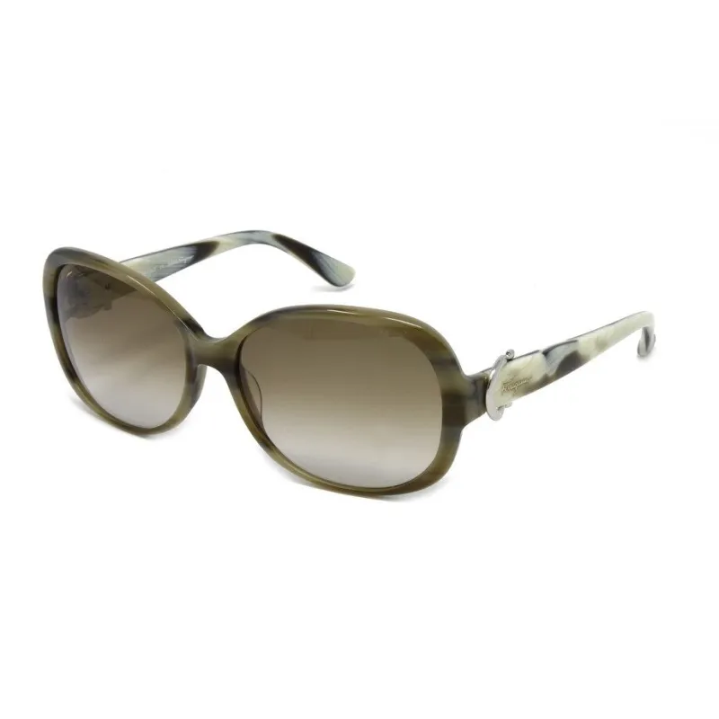 Green Horn Women's Round Plastic Sunglasses sold by Zulily