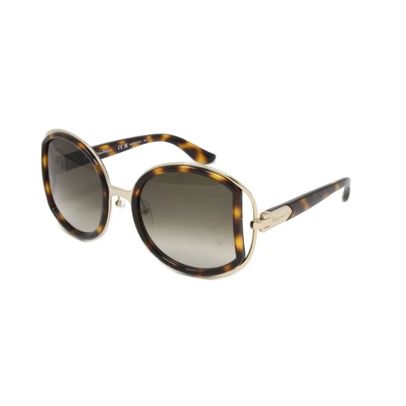 Dark Tortoise Women's Round Plastic Sunglasses sold by Zulily