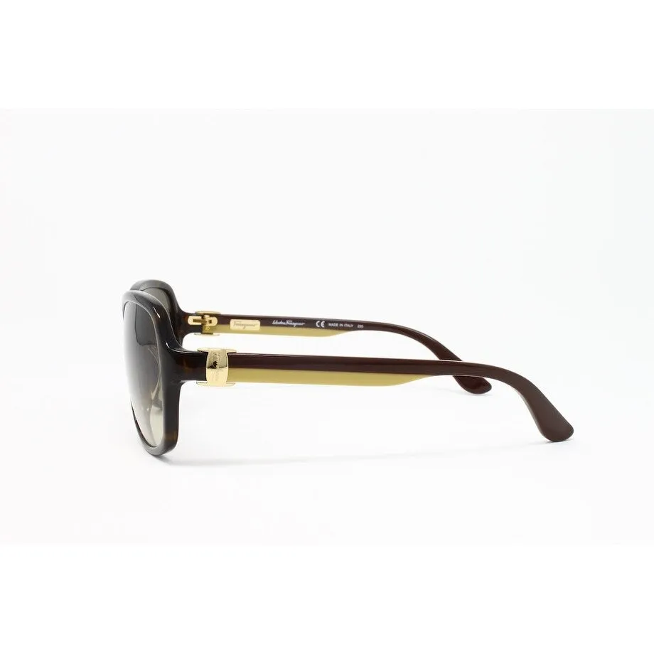 Tortoise Women's Square Plastic Sunglasses sold by Zulily product image thumbnail 3