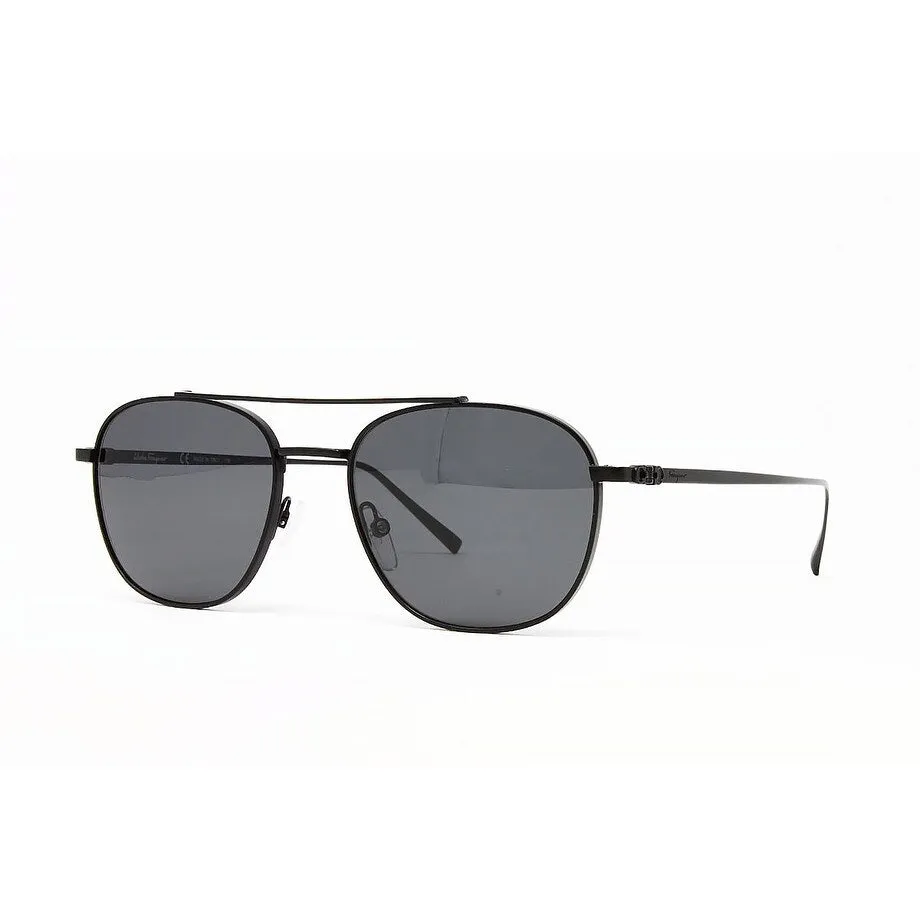 Matte Black Unisex Aviator Metal Sunglasses sold by Zulily