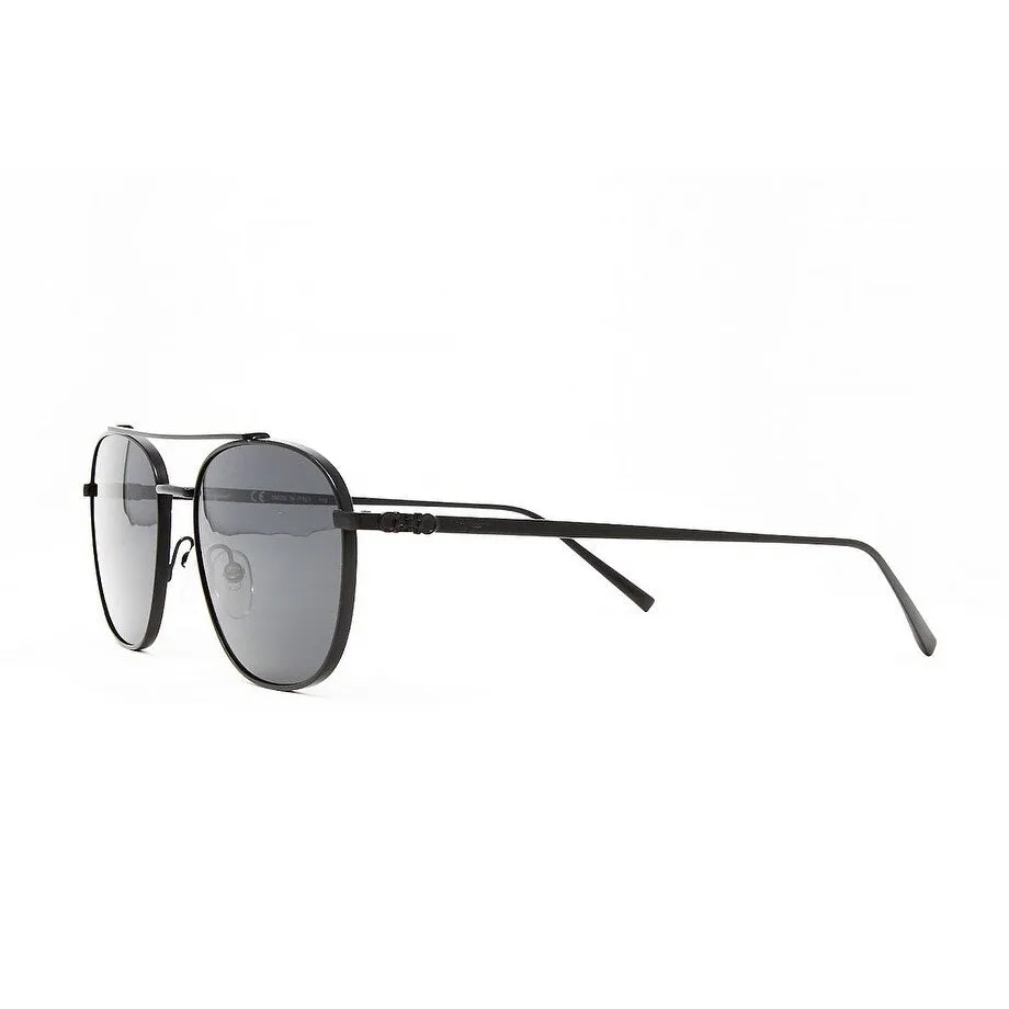 Matte Black Unisex Aviator Metal Sunglasses sold by Zulily product image thumbnail 3