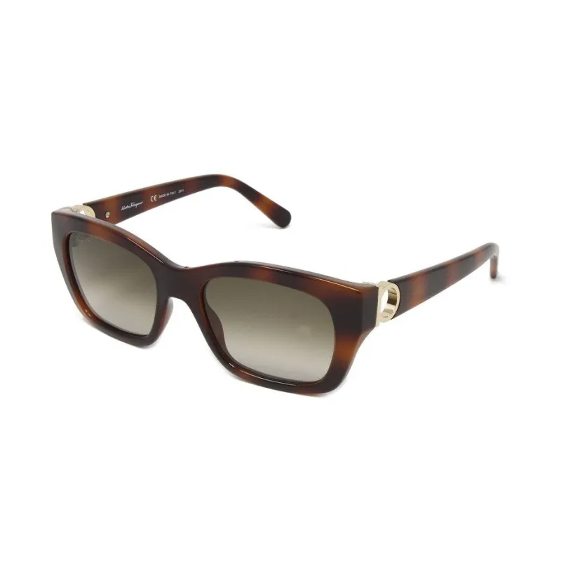 Tortoise Women's Square Plastic Sunglasses sold by Zulily