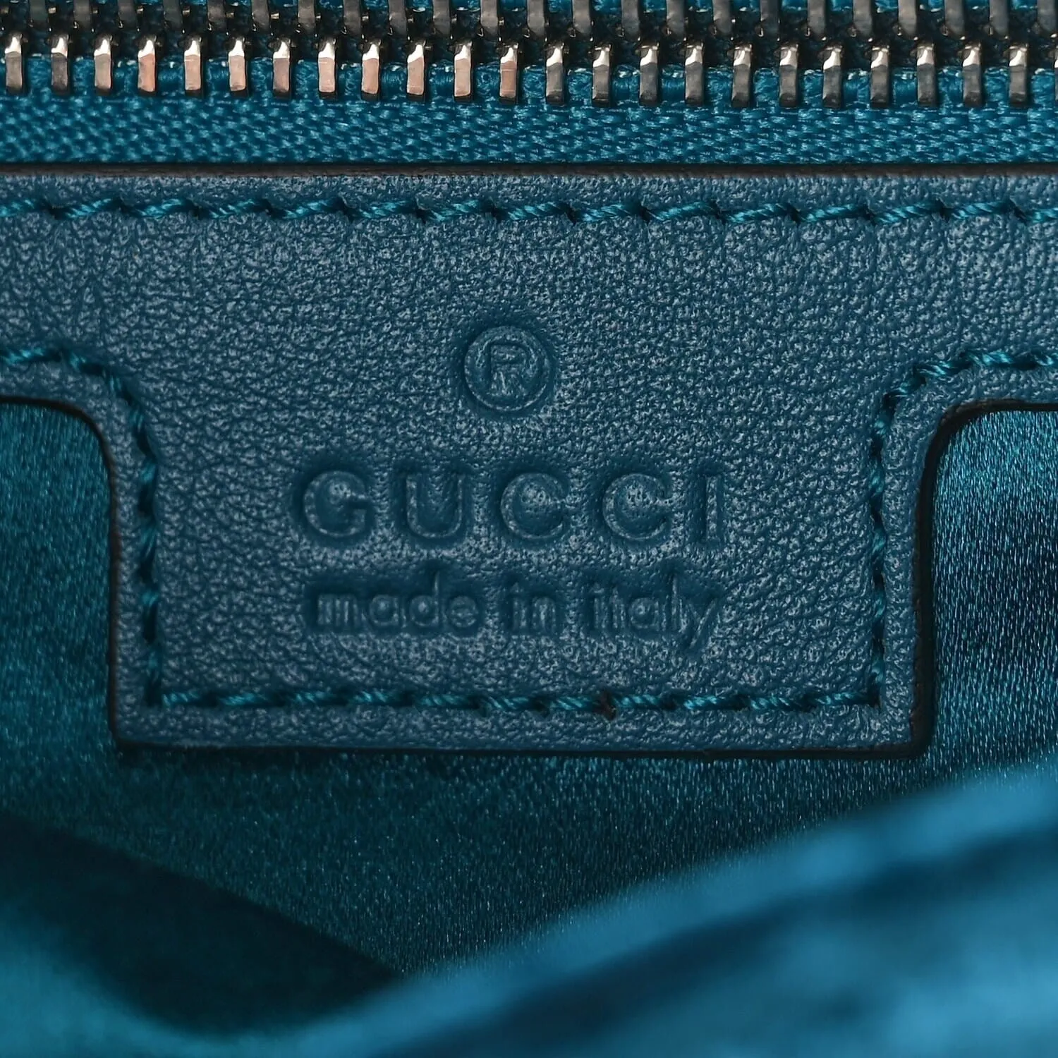 Gucci New Velvet Ashmir GG Monogram Small Jackie 1961 Hobo Velvet Peacock (Pre-Owne sold by Zulily product image thumbnail 5
