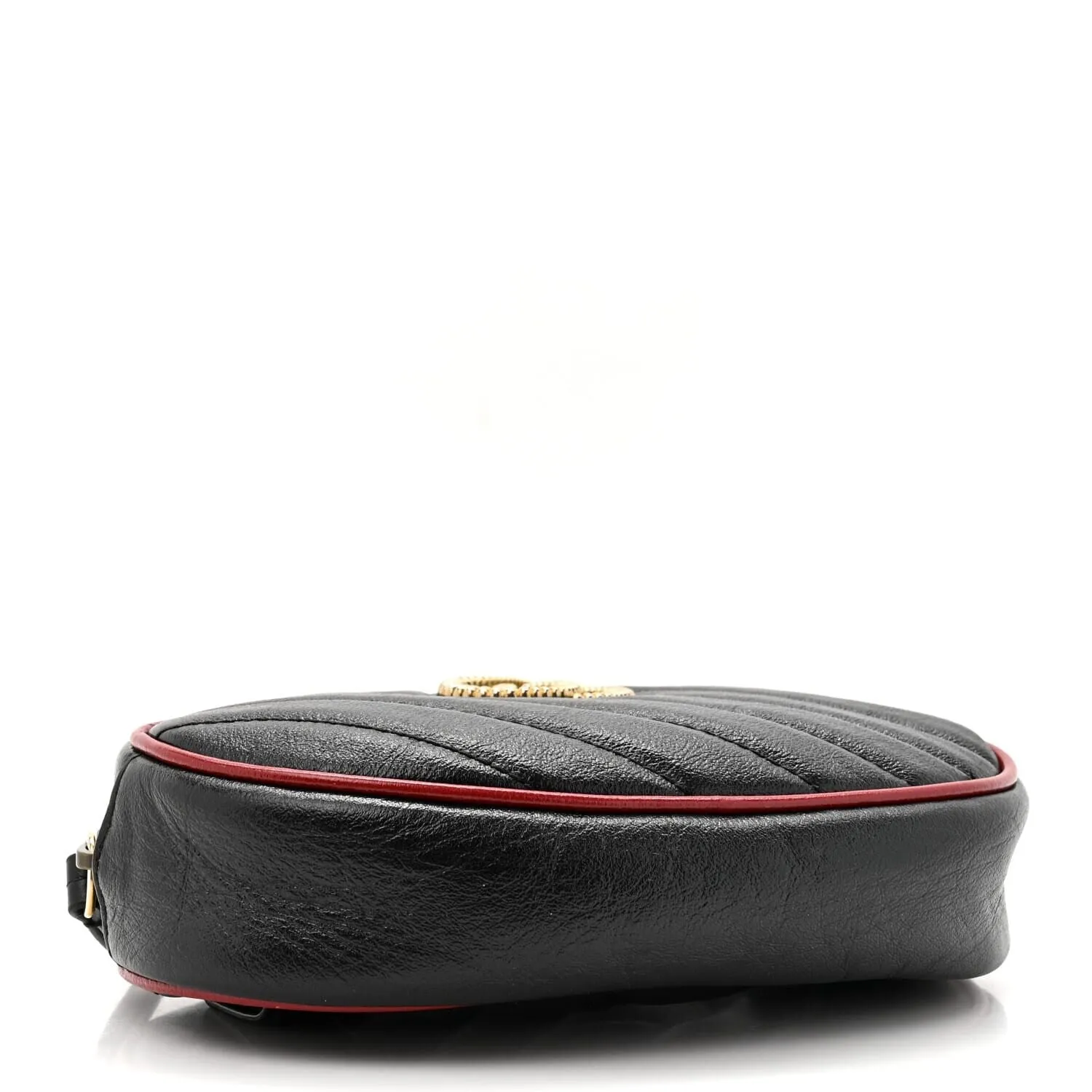 Gucci Azalea Calfskin Matelasse Diagonal Torchon GG Marmont Belt Bag 95 38 Black Ro sold by Zulily product image thumbnail 4