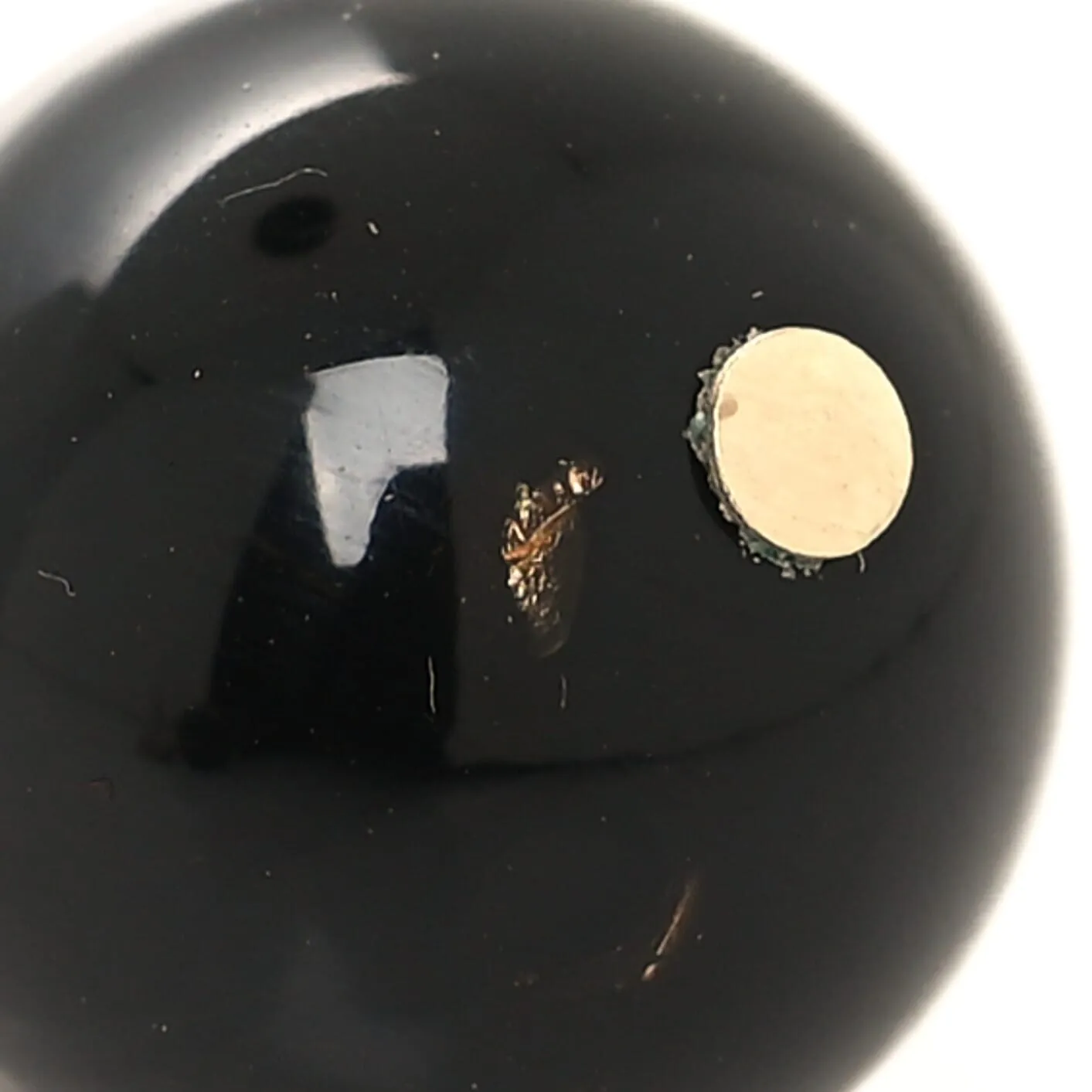 Chanel Pearl Bead Mini CC Drop Earrings Black (Pre-Owned) sold by Zulily product image thumbnail 5