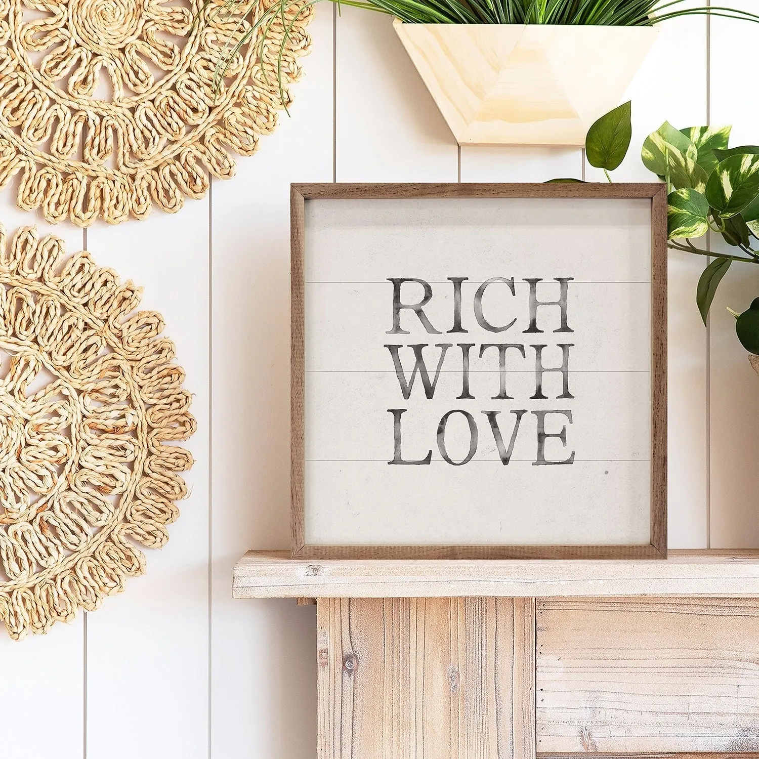 Rich With Love White sold by Zulily