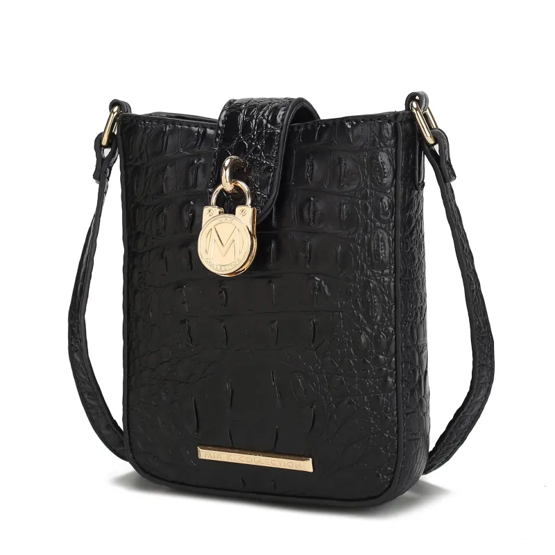 Avery Women's Embossed Crossbody Bag sold by Zulily