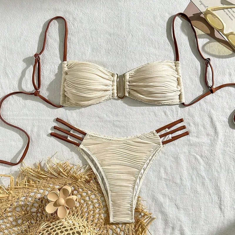 Khaki Bikini sold by Zulily