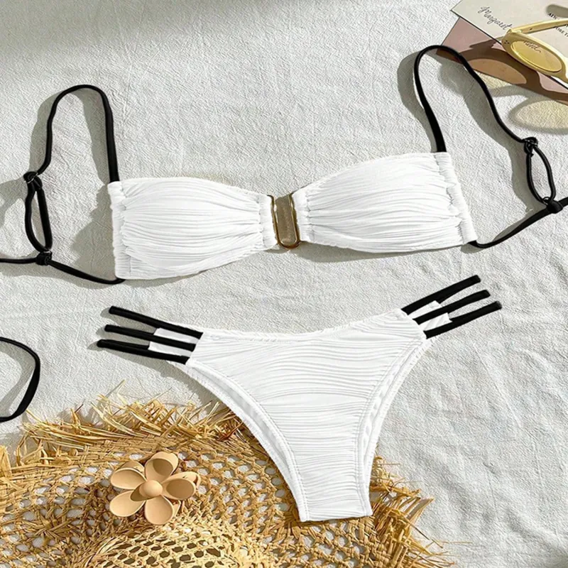 White Bikini sold by Zulily