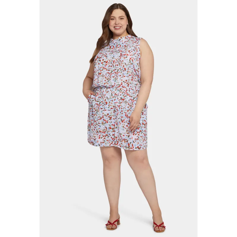 Ladies Plus-Mandarin Blouse & Short Set sold by Zulily