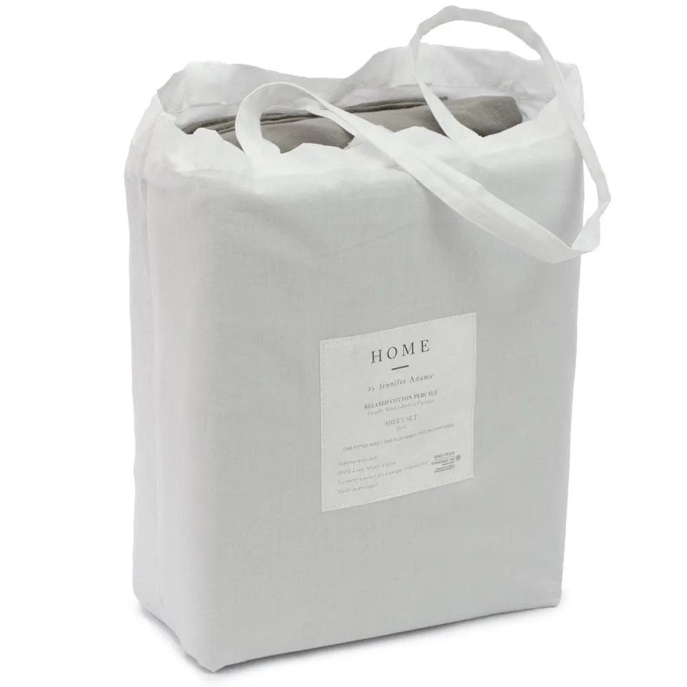 Jennifer Adams Relaxed Cotton Percale Sheet Set sold by Zulily product image thumbnail 5