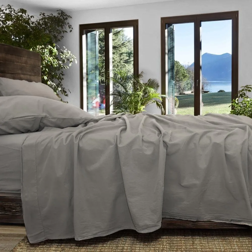 Jennifer Adams Relaxed Cotton Percale Sheet Set sold by Zulily product image thumbnail 4