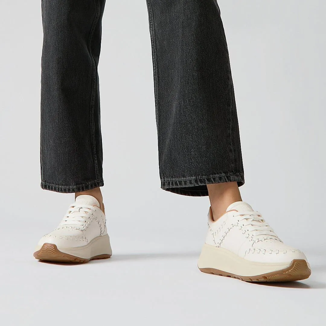 F-MODE Whipstitch Leather Flatform Sneakers sold by Zulily product image thumbnail 2