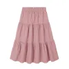 Dusty Pink Tiered A-Line Skirt sold by Zulily