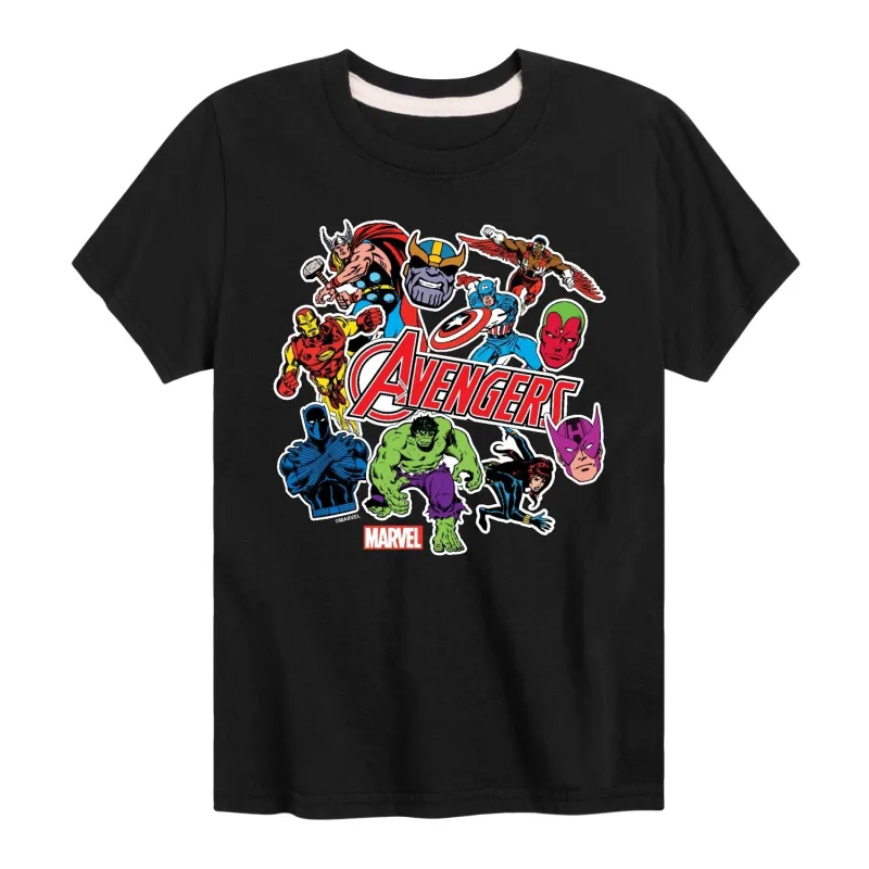 Boys The Avengers Stickers Short Sleeve Tee sold by Zulily